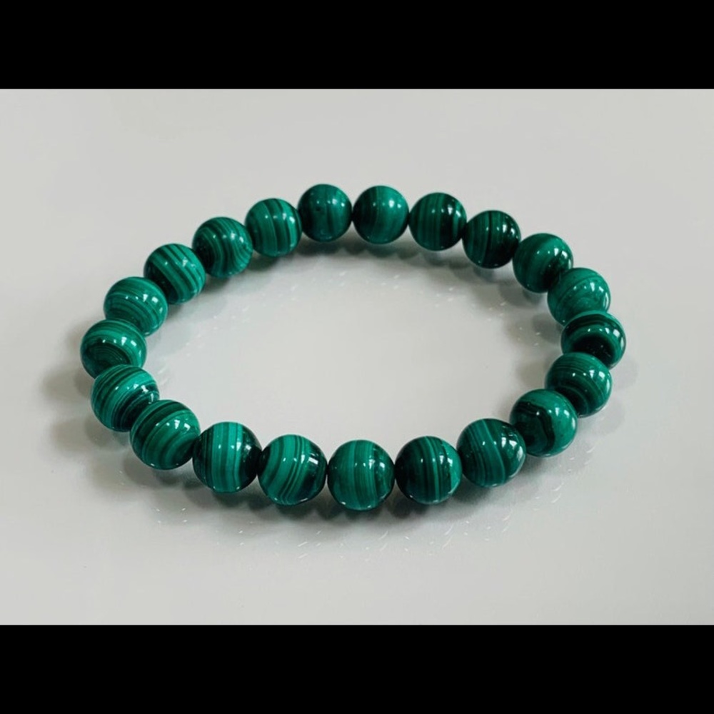 8mm High-Grade (AAA) Genuine Green Malachite